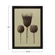 preview thumbnail 2 of 0, Wood Framed Artichoke Print with Glass Cover