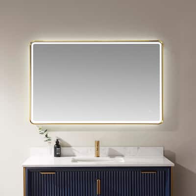 48'' Rectangle LED Lighted Accent Bathroom/Vanity Wall Mirror