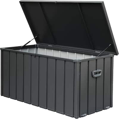 Outdoor Storage Deck Box Waterproof Throw Pillows Lockable