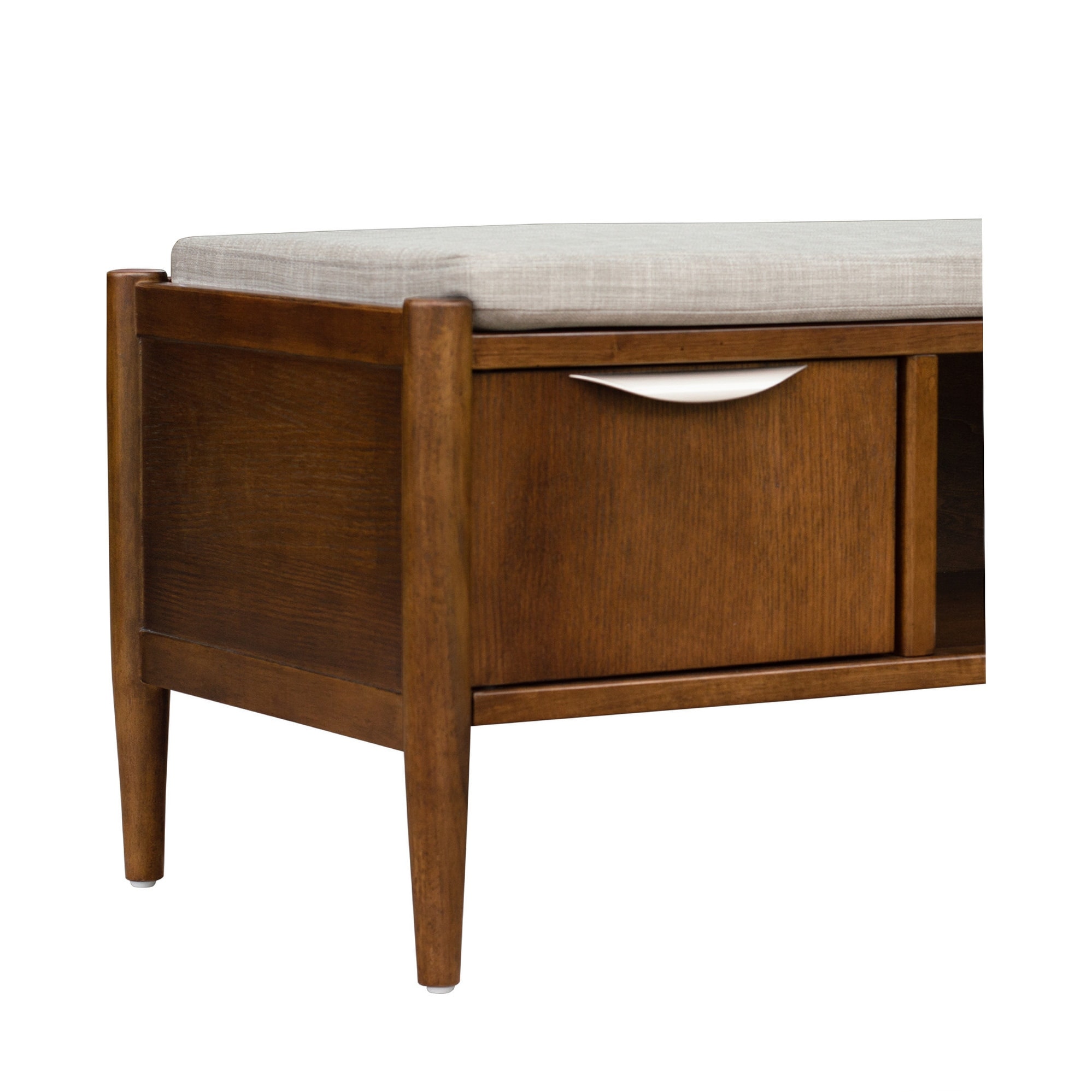 INK+IVY Arcadia Mid-Century Storage Bench - 42"W
