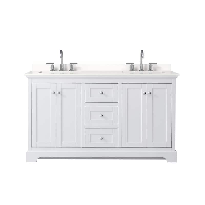 Wyndham Collection WCV232360D-QTZ-US3MXX Avery 60" Free Standing