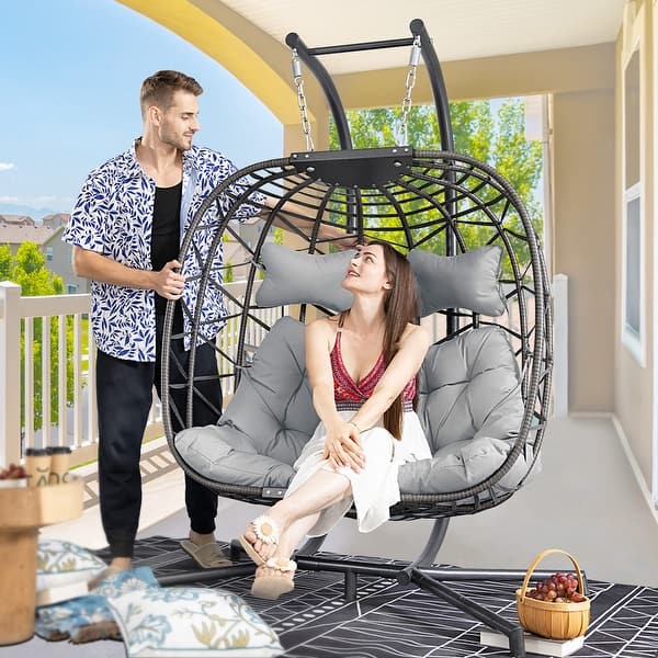 Wicker Garden Chair Swing Luxury Luxury Outdoor PE Rattan Pation