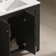 preview thumbnail 9 of 9, Bathroom Vanity with Top Sink Freestanding Vanity Set with Mirror Cabinet