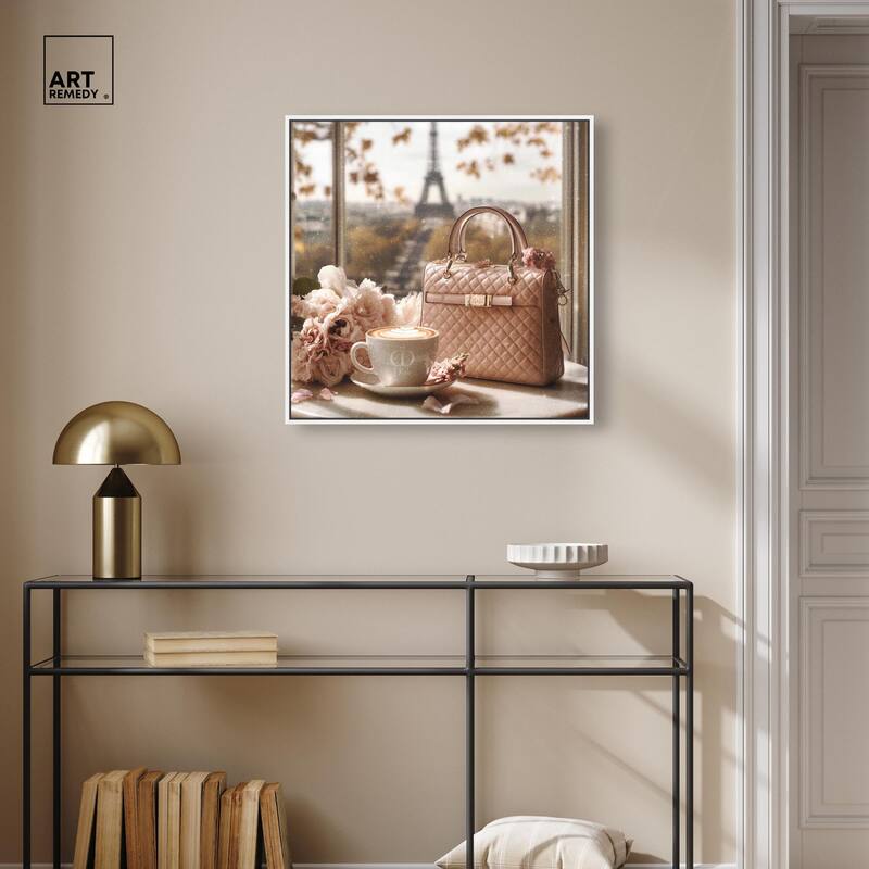 Glam by the Window Paris Canvas by Art Remedy