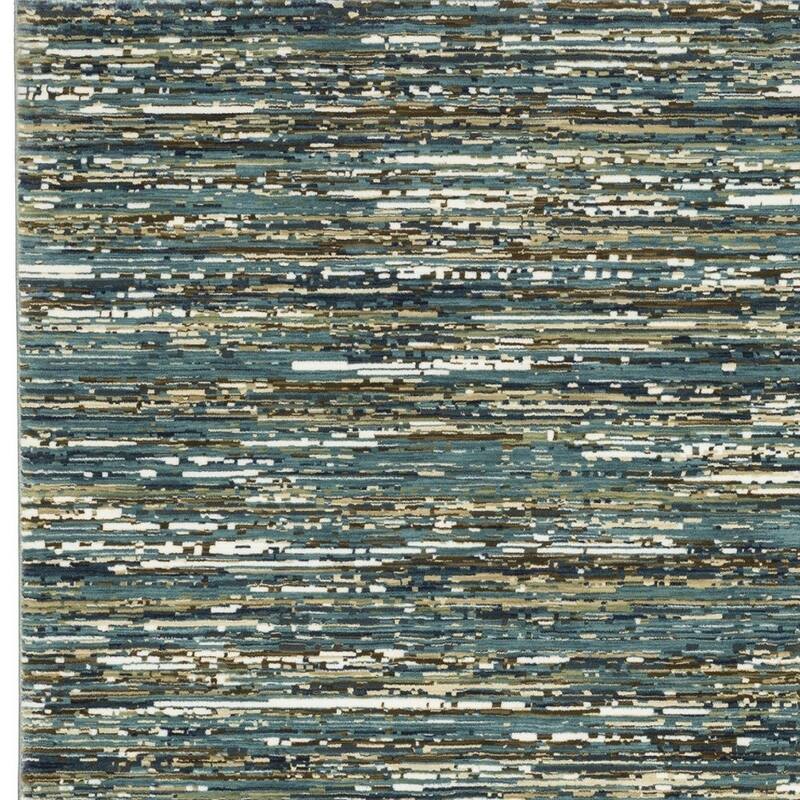 HomeRootsStriped Casual Rectangle Area Rug