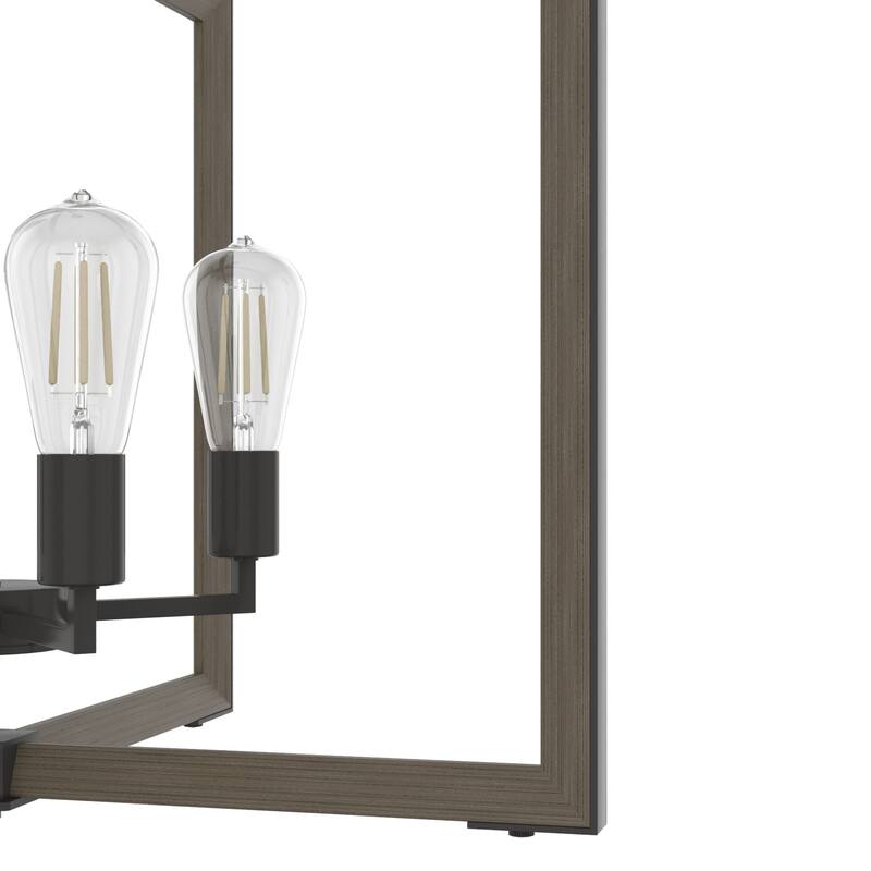 Woodburn Modern Farmhouse Pendant - Foyer, Dining Room, Living Room - Contemporary, Caged, Candle, Transitional, Rustic