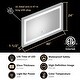 preview thumbnail 12 of 19, ExBrite 40 x 24 inch,Anti Fog,LED Bathroom Mirror,Night Light,Dimmable,Touch Button,Slim,Waterproof IP44,Horizontal Mounted