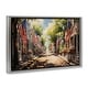 preview thumbnail 12 of 26, Stupell American Flag Lined Street Framed Floater Canvas Wall Art Design By Arlington Prints