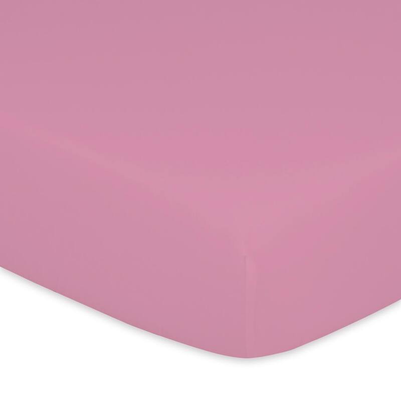 The Peanutshell Daisy Fitted Crib Sheet 4 Pack Set for Baby Girls