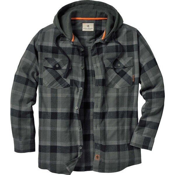 Shop Legendary Whitetails Men's Whitetail Lodge Hooded Flannel ...