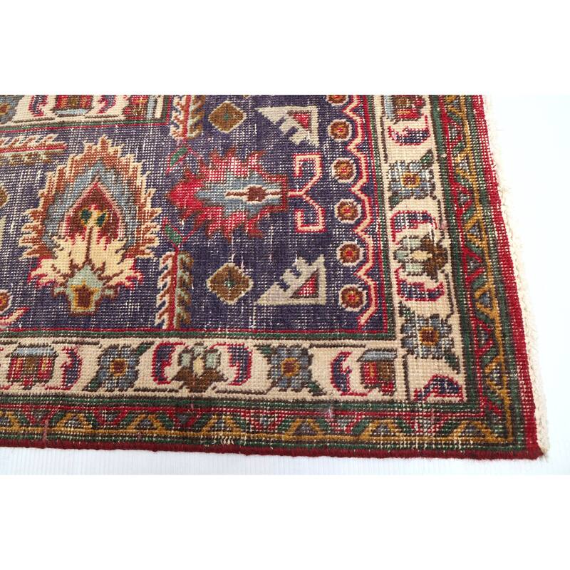 ECARPETGALLERY Hand-knotted Antalya Vintage Red Wool Rug - 9'11 x 12'8