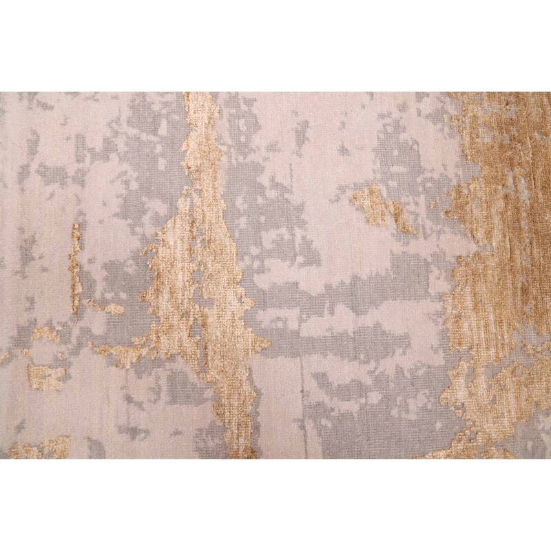 ECARPETGALLERY Hand-knotted Legacy Grey Silk, Wool Rug - 9'0 x 12'0