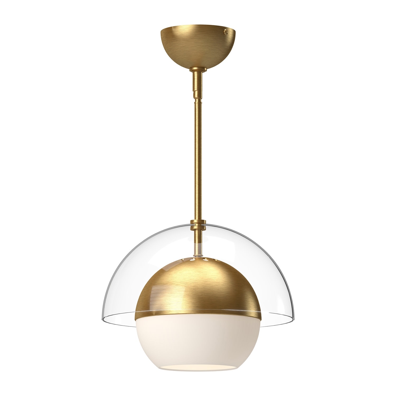 Alora Lighting PD568212OP Lucy 12" Wide Pendant with Opal Glass Shade