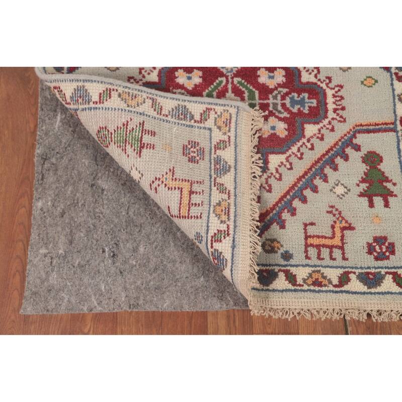 Tribal Kazak Oriental Runner Rug Handmade Wool Carpet - 2'7"x 7'9"