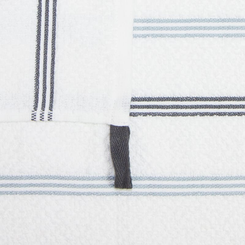 The Sloppy Chef Premier 12-Piece Striped Dishcloths - 13x13