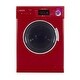 preview thumbnail 3 of 37, Equator Pro Compact 110V Vented/Ventless 13 lbs Combo Washer Sensor Dry 1200 RPM Red