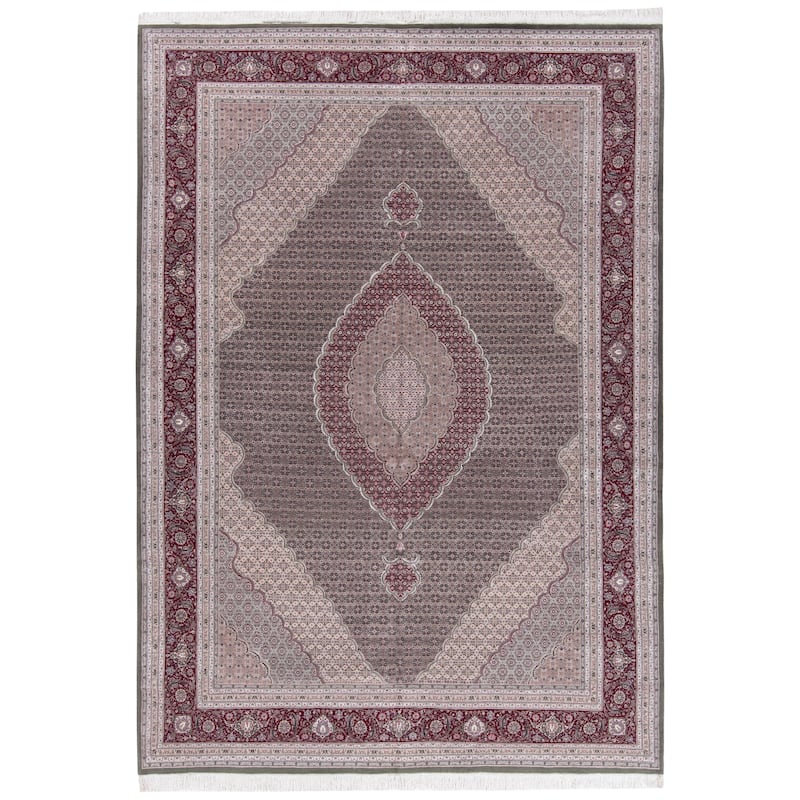 SAFAVIEH Couture Hand-knotted Tabriz Herati Fentje Traditional Oriental Wool - 10' x 14' - Assorted - Rectangle