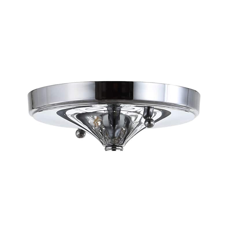 Gabrielle Metal/Crystal LED Flush Mount, by JONATHAN Y