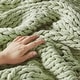 preview thumbnail 21 of 93, Madison Park Hand Made Chunky Double Knit Throw Blanket