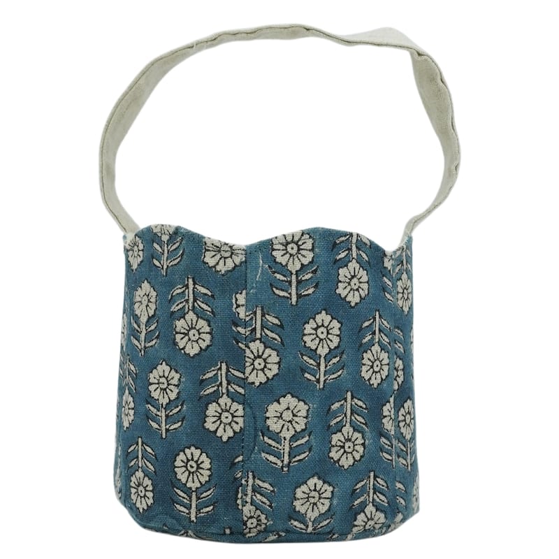 Fabdivine Handmade Floral Room Décor Nursery Storage Basket