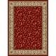preview thumbnail 8 of 48, Admire Home Living Amalfi Transitional Scroll Pattern Area Rug Red 5'3" Round/Surplus