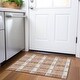 preview thumbnail 33 of 121, Premium Washable Super Soft Modern Plaid Mayfield Rug Paprika - 1'8" x 2'6"