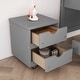 preview thumbnail 6 of 10, Full Size Platform Bed Frame & Twin Trundle, Multi-Functional Kids Bed