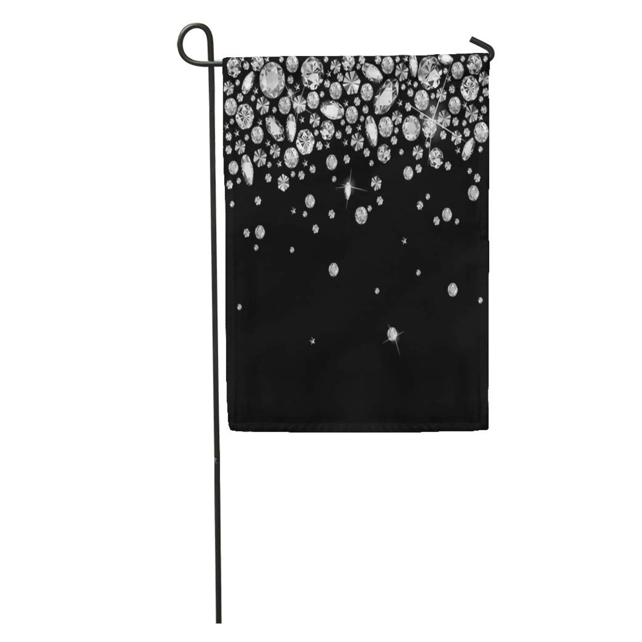 Shop Jewelry Falling Gems Abstract Shiny Diamond Collection Crystal Light Sparkle Garden Flag Decorative Flag House Banner On Sale Overstock 31405813