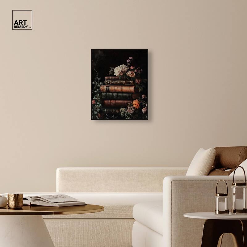 Stacked Wisdom Canvas by Art Remedy