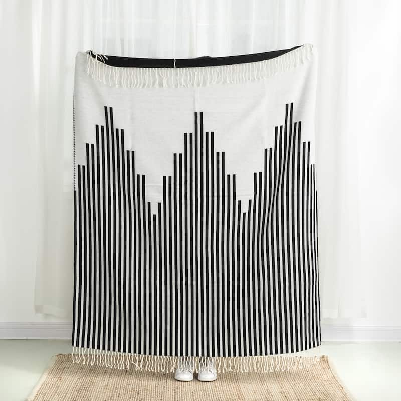 The Curated Nomad Division Woven Jacquard Throw