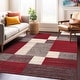 preview thumbnail 72 of 90, World Rug Gallery Modern Boxes Design Non-slip (Non-skid) Area Rug
