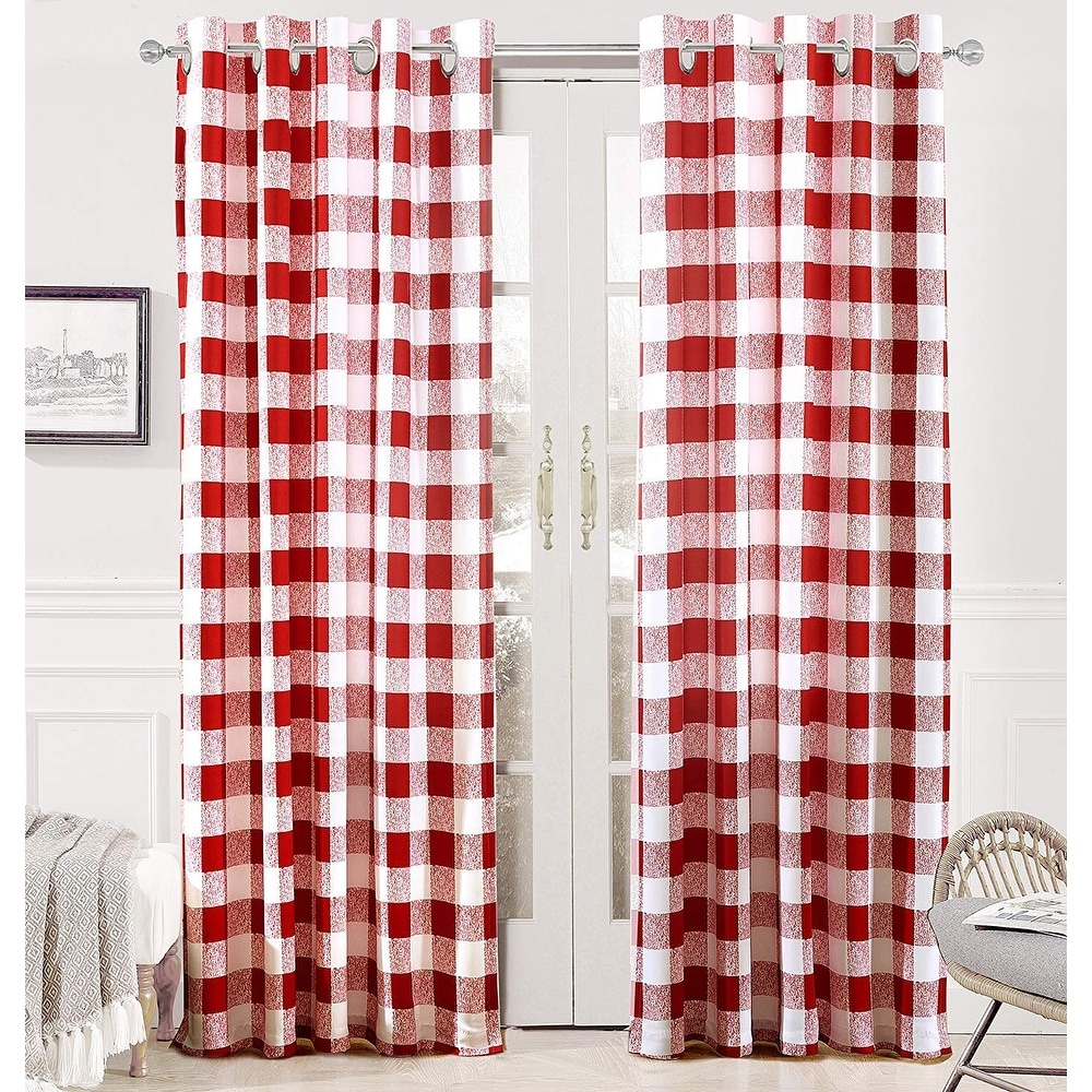 Grey Buffalo Plaid Gingham Pattern Rod Pocket Half Window Curtains for Kitchen Bathroom Window Curtain CAROMIO Cafe Curtains 45 Inch Length Grey Buffalo Plaid Gingham Pattern Rod Pocket Half Window Curtains for Kitchen Bathroom Window Curtain CAROMIO Cafe Curtains 45 Inch Length