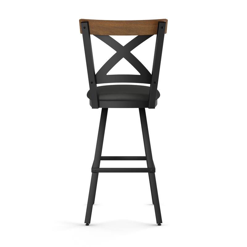 Amisco Snyder Swivel Counter and Bar Stool