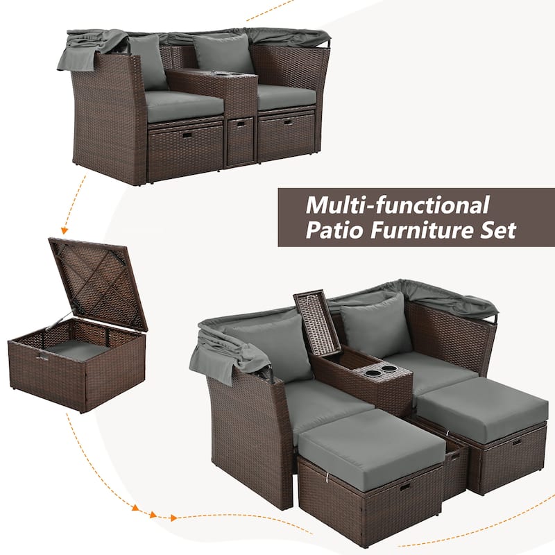 2-Seater Outdoor Patio Daybed
