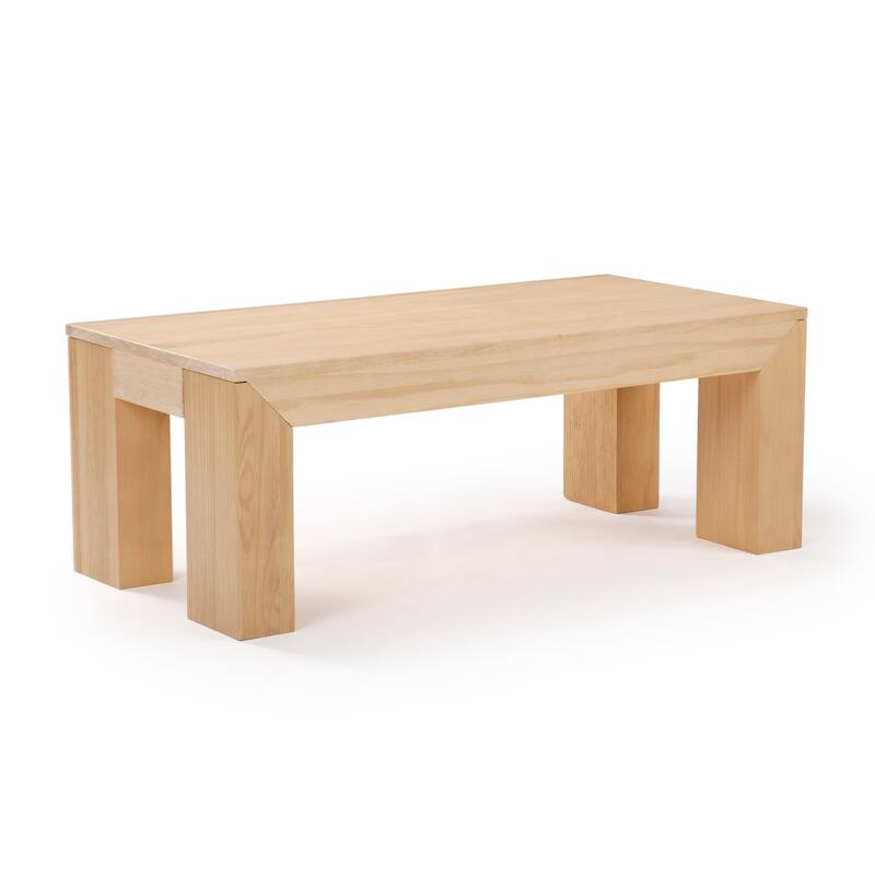 Plank and Beam Modern Rectangular Coffee Table - 40" x 20"
