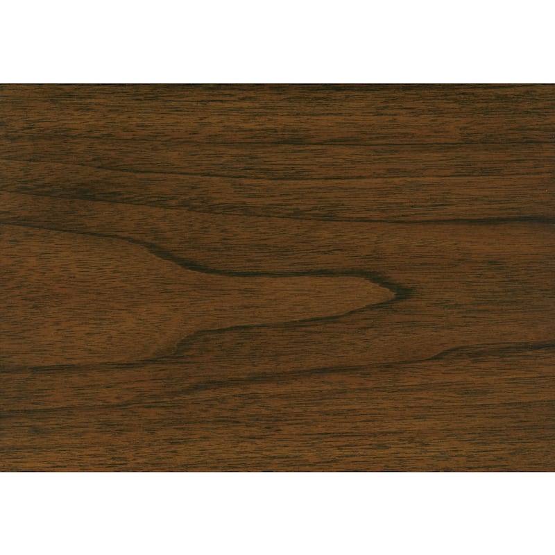 Voz Side End Table, Drawer and Open Shelf, Walnut Brown, Black 22 Inch