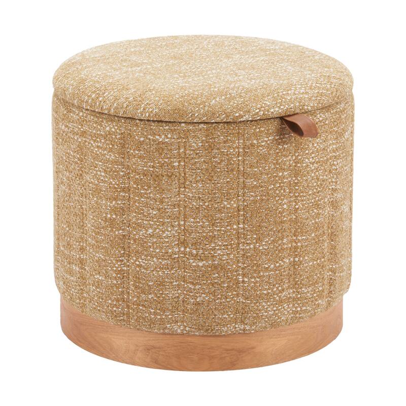 Fije Storage Ottoman Oat Yellow