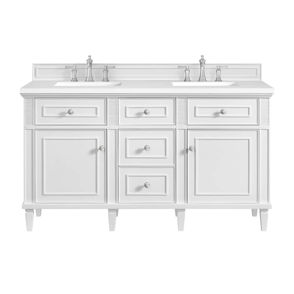 James Martin Vanities 424-V60D-3WZ Lorelai 60" Double Basin Wood