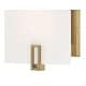 preview thumbnail 4 of 4, Minka Lavery 924-L Aizen 12" Tall LED Wall Sconce with Faux Alabaster