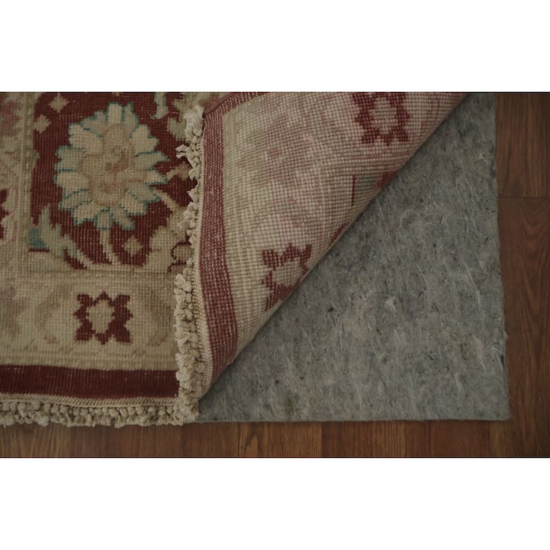Hand Knotted Oriental 100% Wool Carpet Traditional All-Over Brown Ziegler Area Rug - 3' 10'' X 2' 0''