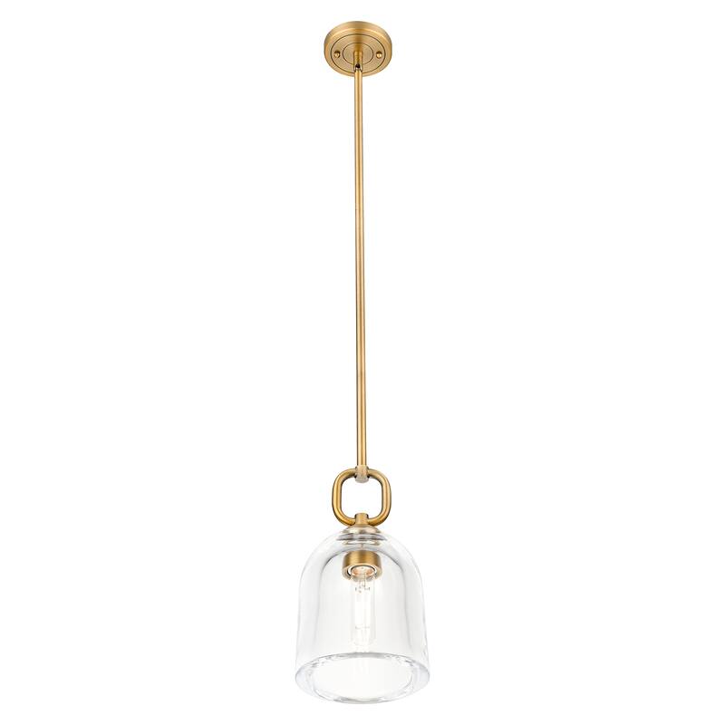 Innovations Lighting Downtown Urban - Hudson - 1 Light 6" Stem Hung Mini Pendant with Bell Shade