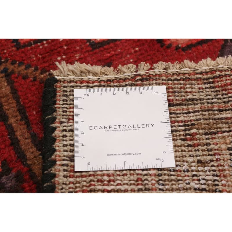 ECARPETGALLERY Hand-knotted Sarabi Red Wool Rug - 2'11 x 10'3