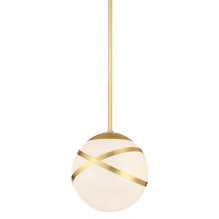 Minka Lavery 5431 Batignolles 10" Wide Mini Pendant with White Glass