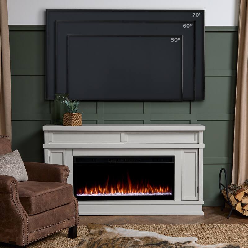 Torrey 60" Smart Landscape Electric Fireplace TV Stand by Real Flame