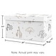 preview thumbnail 3 of 2, Jungle Safari Animal Boy Girl Kids Fabric Toy Bin Storage Taupe Black and White Gender Neutral Elephant Zebra Wildlife Adventure