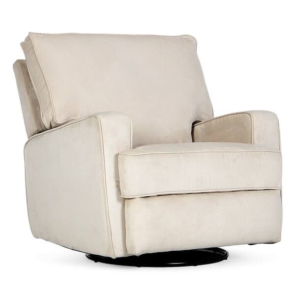 Shop Belleze Swivel Glider Recliner Padded Backrest W Extra