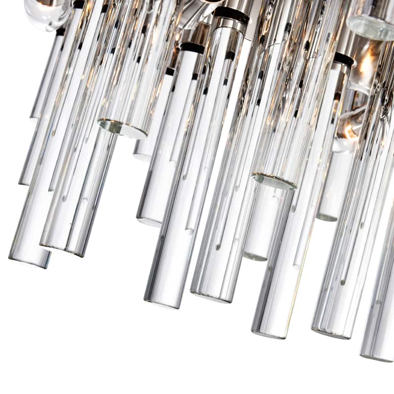 Miroir 16 Light Pool Table Light With Polished Nickel Finish - Polished Nickel