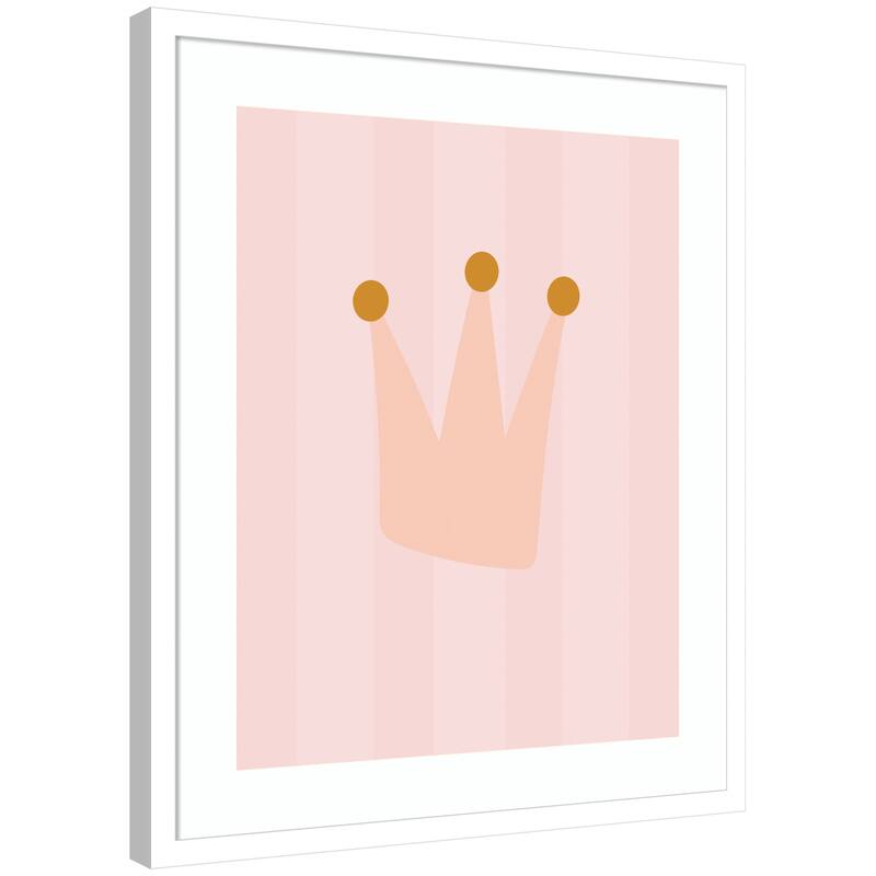 Kate and Laurel Crown by Laura Moss Framed Wall Art Print