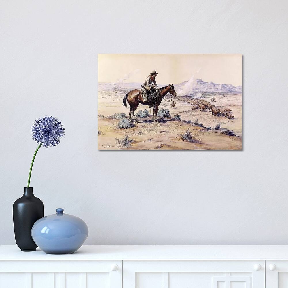 iCanvas "The Trail Boss" by Charles Marion Russell Canvas Print