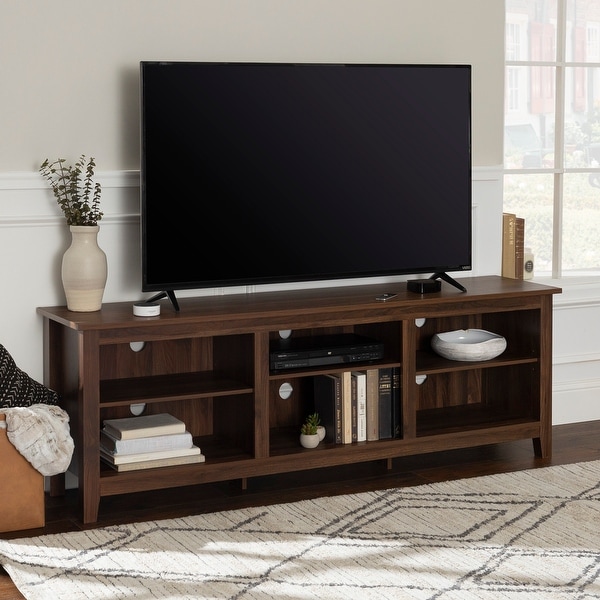 70-inch TV Stand Console with Adjustable Shelving